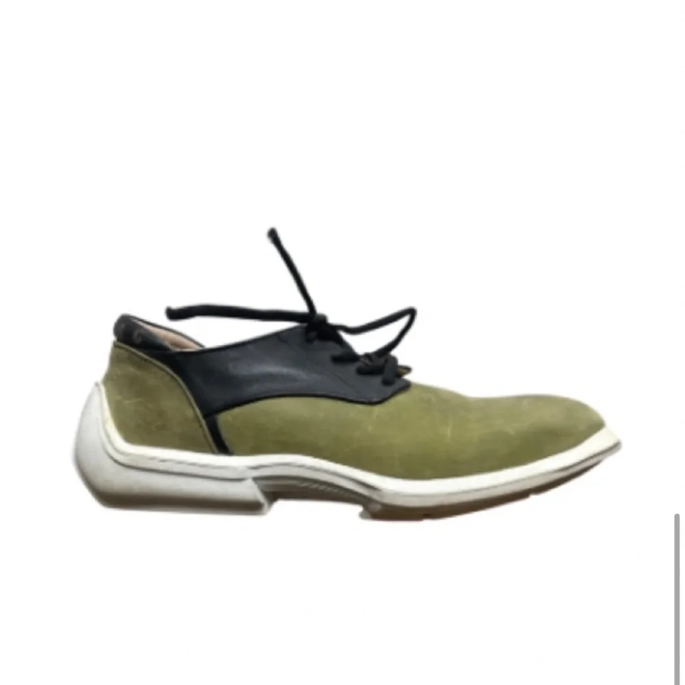 John Fluevog Future Angels Green Baldwin Derby Shoes | M7 - Picture 4 of 12